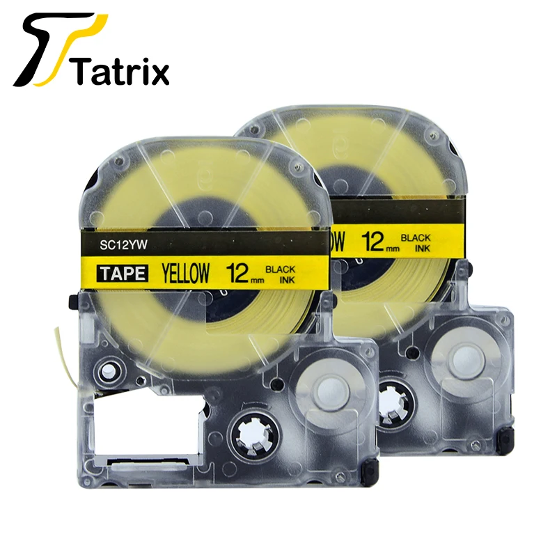 Printer Ribbons LC-4YBW Label Tape For Epson SC12YW for LW-500/LM-700/LW-900P/OK200/OK300/OK500P/OK720/OK900P/LW-300/LW-400 | Компьютеры и