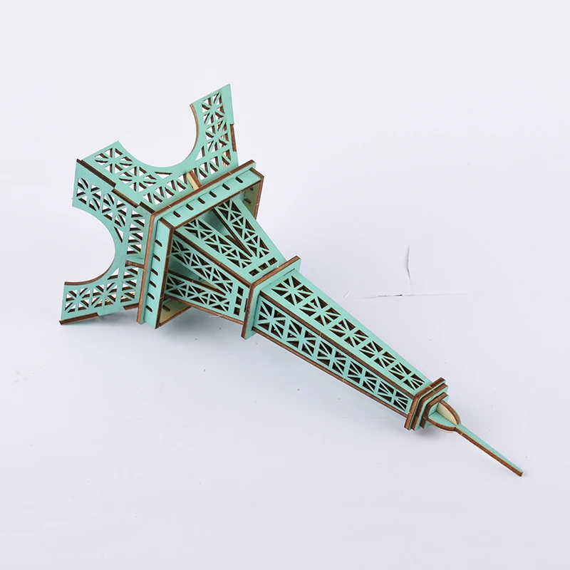 Эйфелева башня 3d деревянная модель кораблей архитектура масштаб здания oyuncak