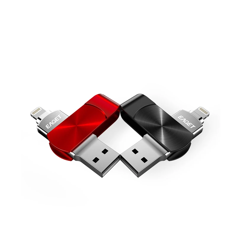 Флешка Eaget i66 USB/Lightning 64 ГБ. Сертификация Apple MFI USB 3.0|USB флэш-накопители| |