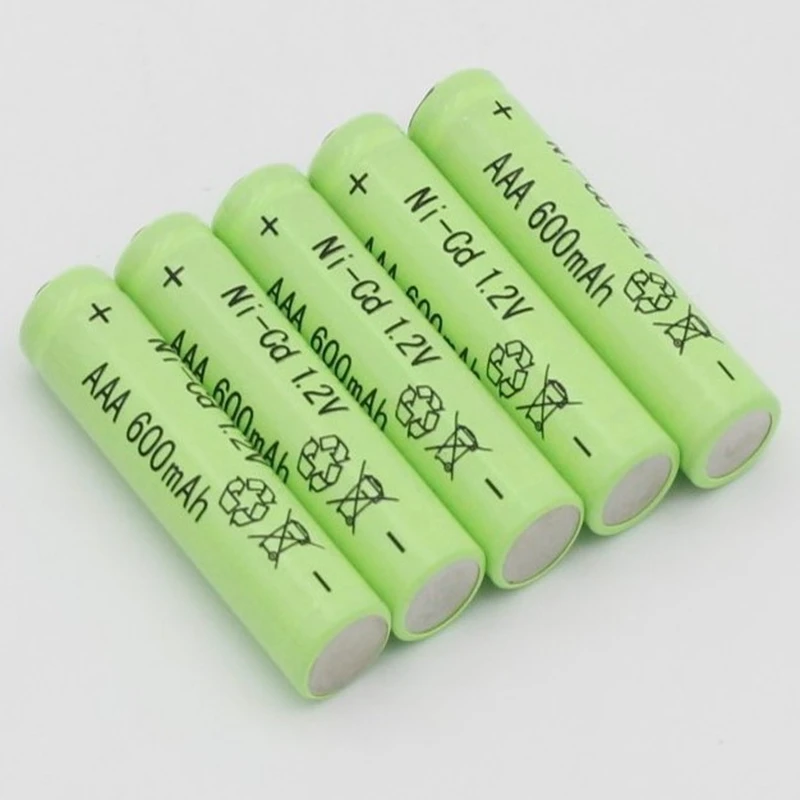 5 шт. Ni MH аккумуляторные батарейки AAA 600 мАч|rechargeable battery|battery wirelessbattery rechargeable |