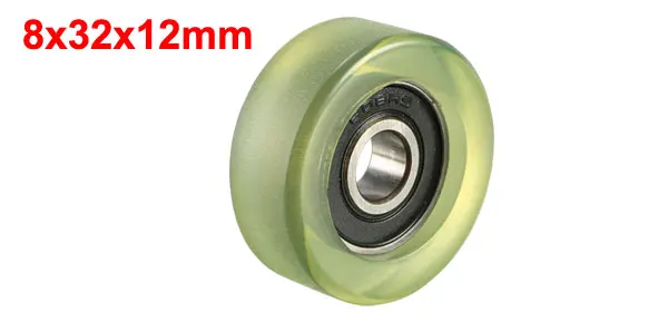 Uxcell 6x30x9/8x30x11/8x32x12/8x45x14/8x50x12 мм черный/прозрачный/синий/белый ролик подшипник натяжного колеса шкив скользящий конвейер к