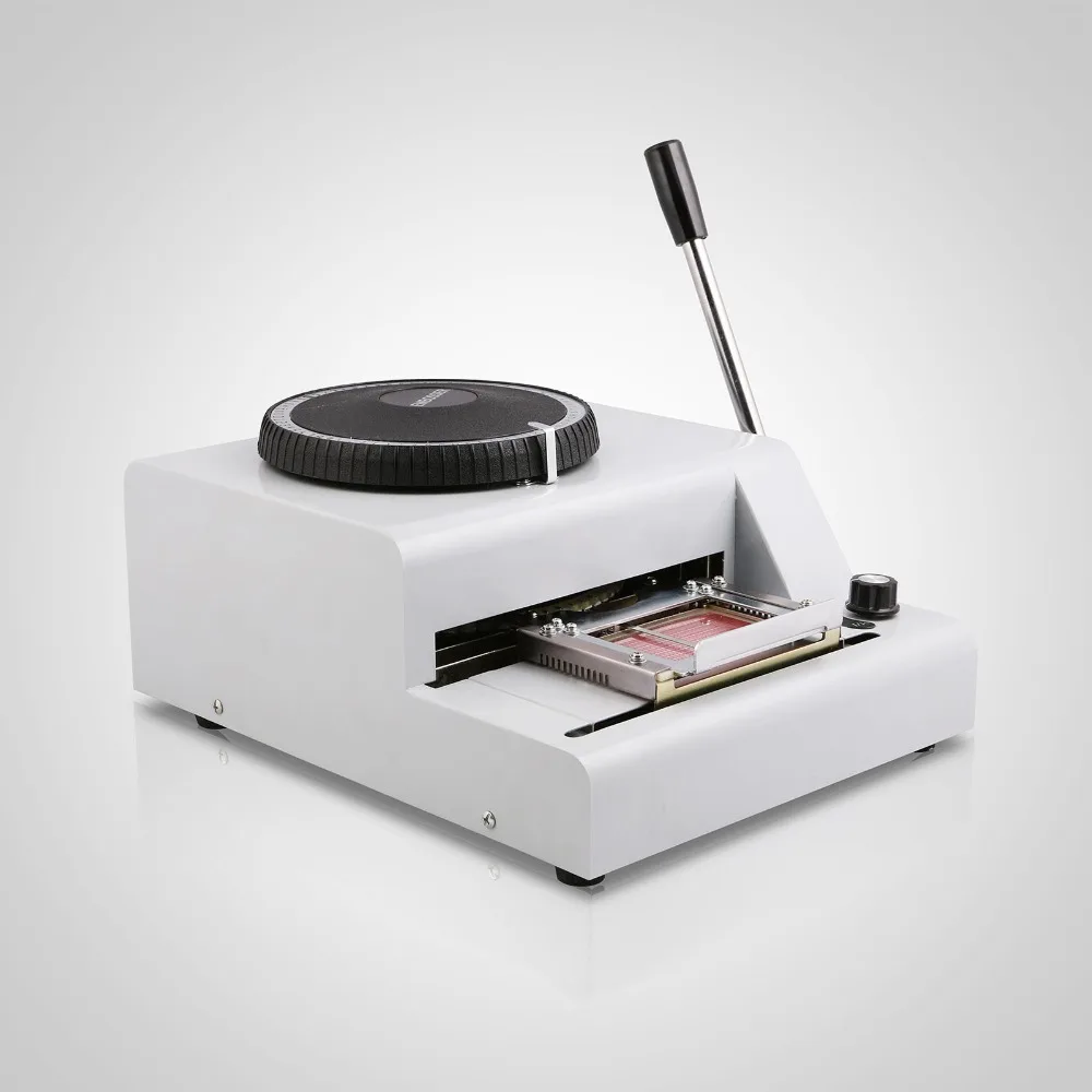 ЕС Бесплатная доставка Embosser 72 символ карты тиснение машина для Подарочная