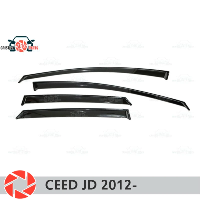 Оконный дефлектор для Kia Ceed JD 2012 дождевик защита от грязи Стайлинг автомобиля