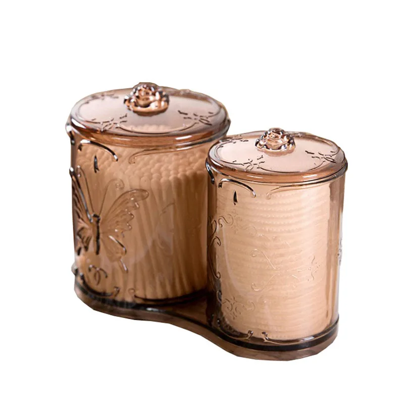 Коробка для хранения косметики YIBO в стиле ретро с бабочками коробка