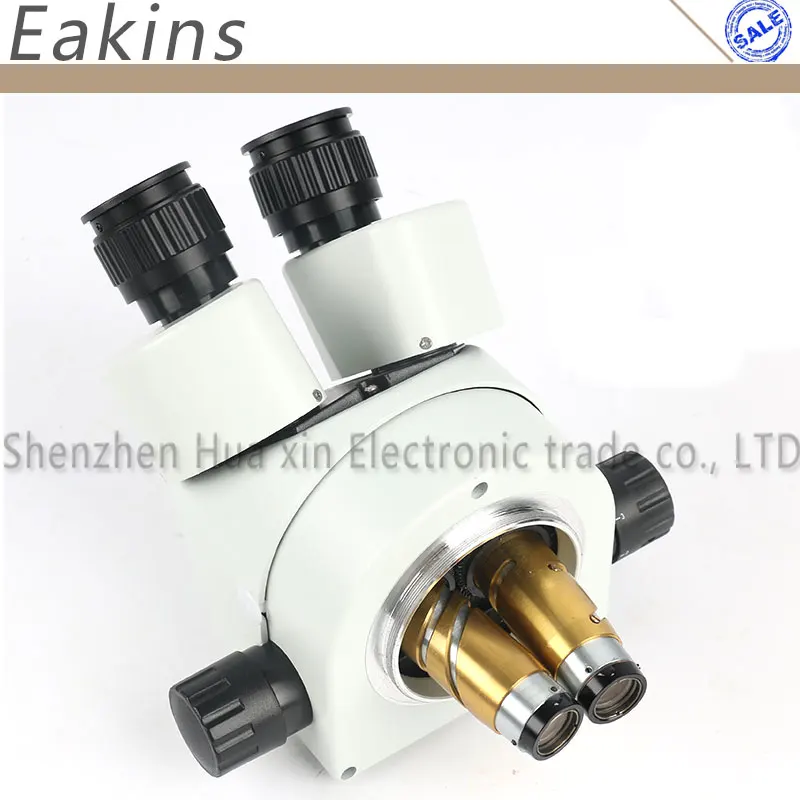 Бинокулярный стереомикроскоп с непрерывным увеличением 3 5 45 90X 56 светодиодов