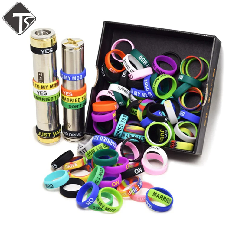 Newest Non-Skid MOD Silicone Ring Electronic Cigarette Silicon Vape Ring For Mechanical Mods E Cig Silicone Rings