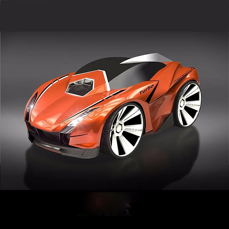 Orange Игрушка, машинка с дистанционным управлением с умными часами, электрический пульт дистанционного управления, Голосовая команда, гоночные игры, дрифт, автомобиль, перезаряжаемый Детский Рождественский подарок - Color: Orange