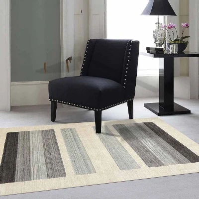 Еще крем Черный серый цвет границы линии геометрический 3d печати Нескользящие