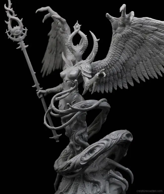[Loong Way Miniatures] Девушка из арканской смолы 160 мм миниатюрная