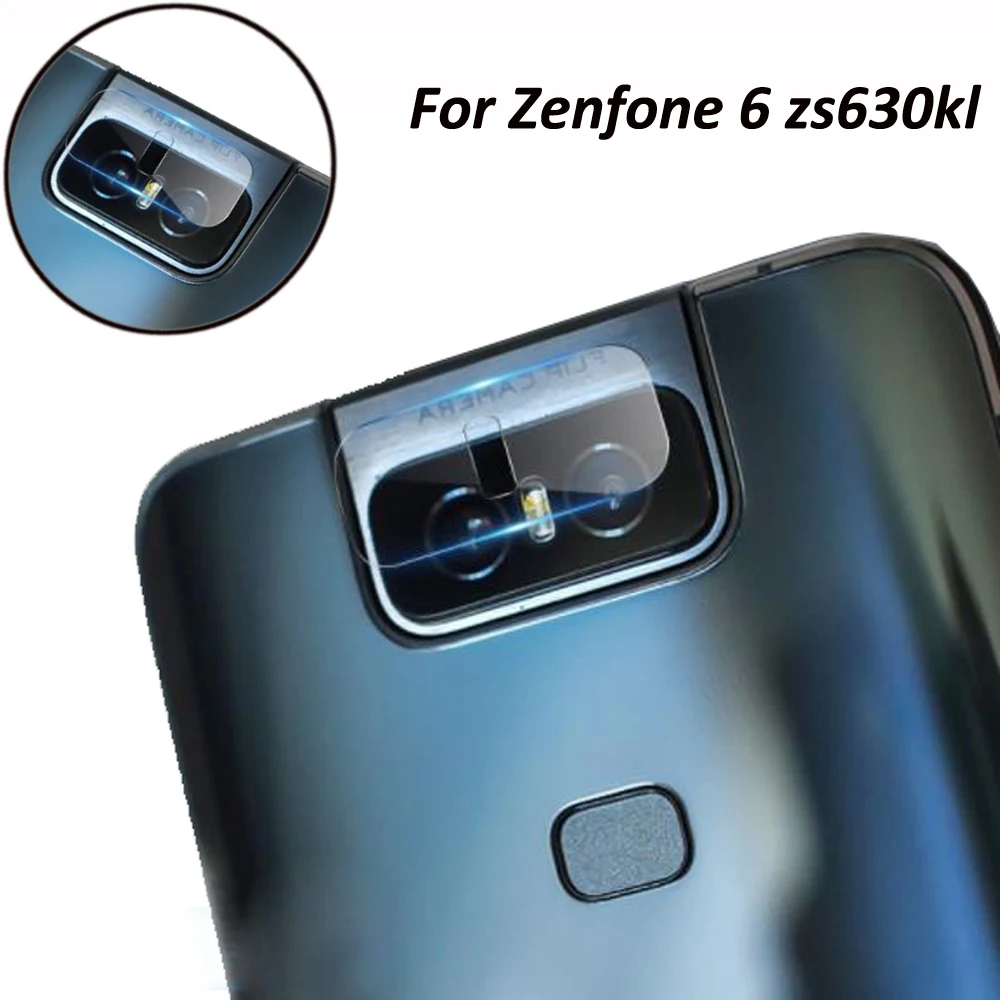 2 x Ультра тонкие прозрачные линзы для камеры из закаленного стекла Asus Zenfone 6 ZS630KL Rog