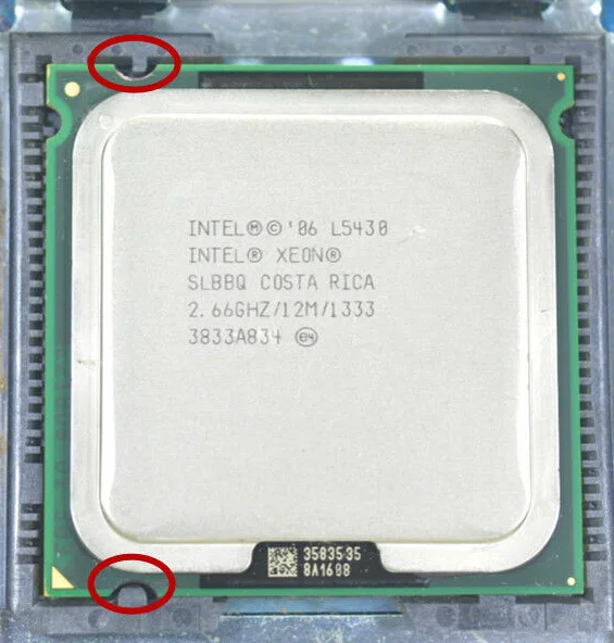 Оригинальный процессор Intel Xeon L5430 2 66 ГГц 12 МБ четырехъядерный ЦПУ аналогичный Q8300