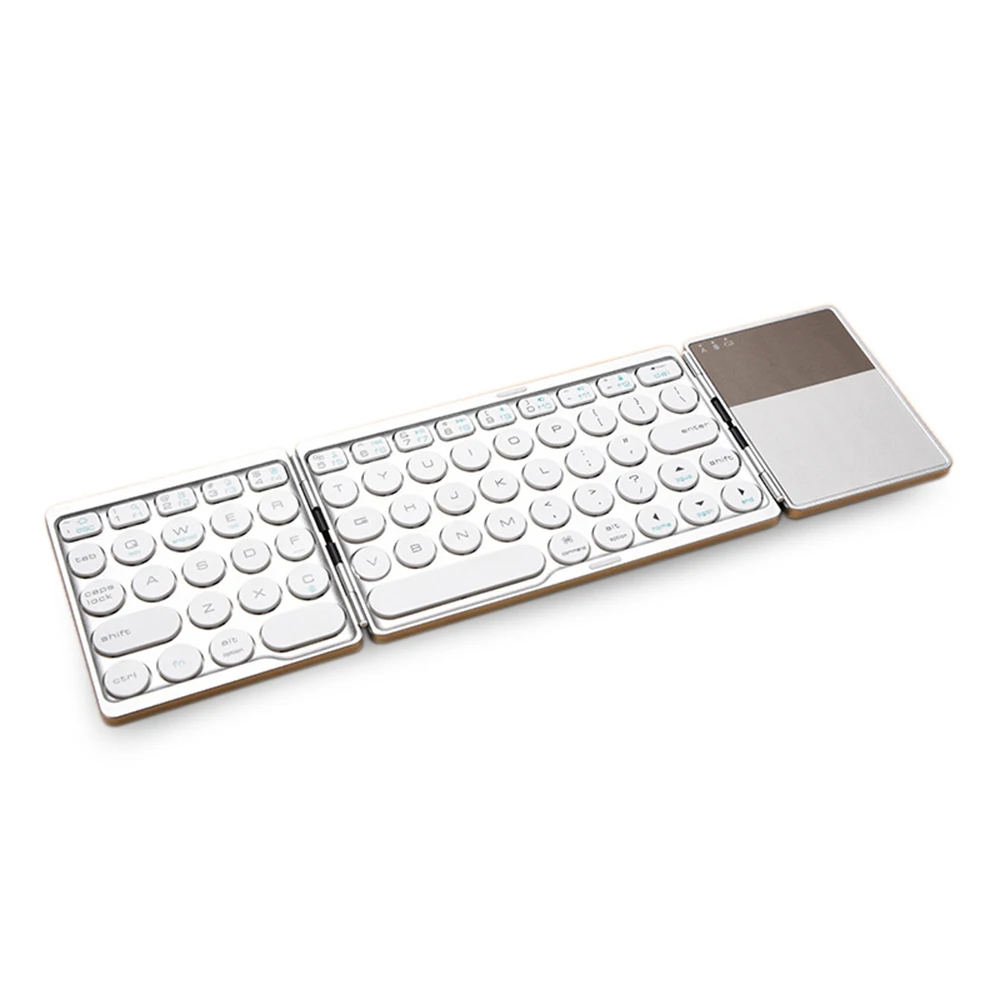 [AVATTO] Bluetooth Беспроводная складная клавиатура с тачпадом мини BT для телефона