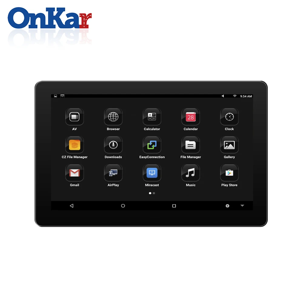 ONKAR Новинка 10,8 дюймов монитор подголовника Android ram 2 Гб rom 16 Гб Встроенный wifi fm-передатчик USB SD карта MP4/MP5/Bluetooth