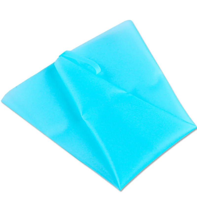 single blue bag 8 шт./компл. силиконовые Кухня аксессуары Обледенение Трубопроводы Крем кондитерский мешок+ 6 Нержавеющая сталь комплект насадок насадки для украшения тортов «сделай сам»; комплект - Цвет: single blue bag