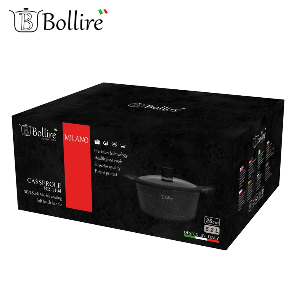 Casseroles Bollire #100 BR-1104 Capsule Bottom Suitable for all types of plates | Дом и сад