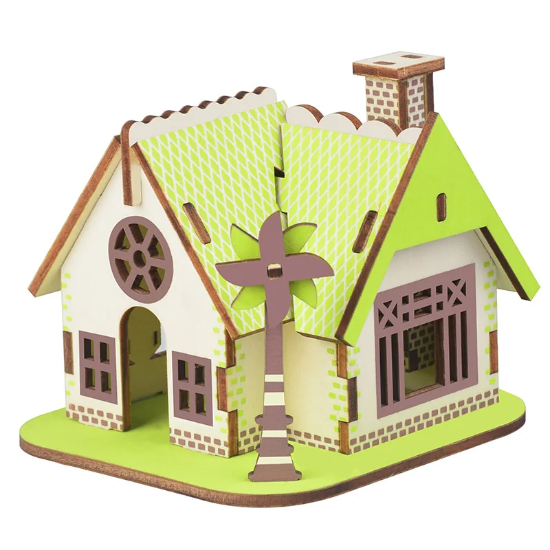 Элли коттедж сборка 3D diy для детей Взрослые Строительная модель хобби n масштаб