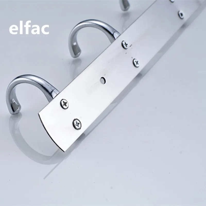 Elfac 1-5 Крючки современный для халатов Нержавеющая сталь высокое качество Кухня