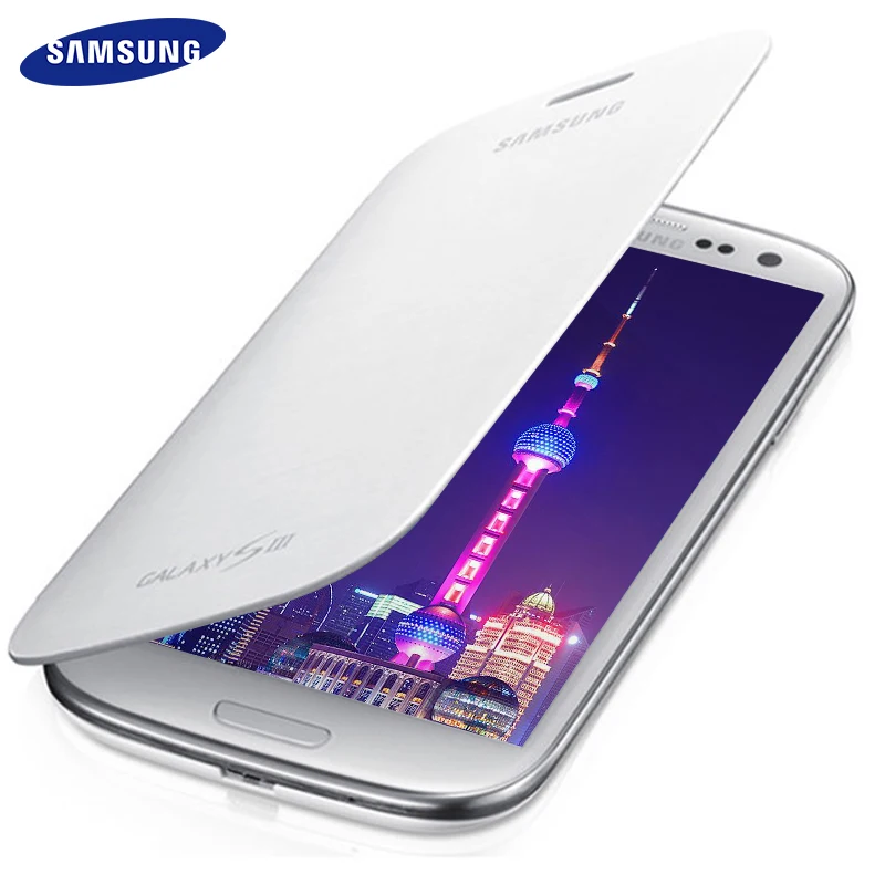 Чехол книжка для Samsung Galaxy S3 100% оригинальный SIII S 3 i9300 противоударный с защитой от