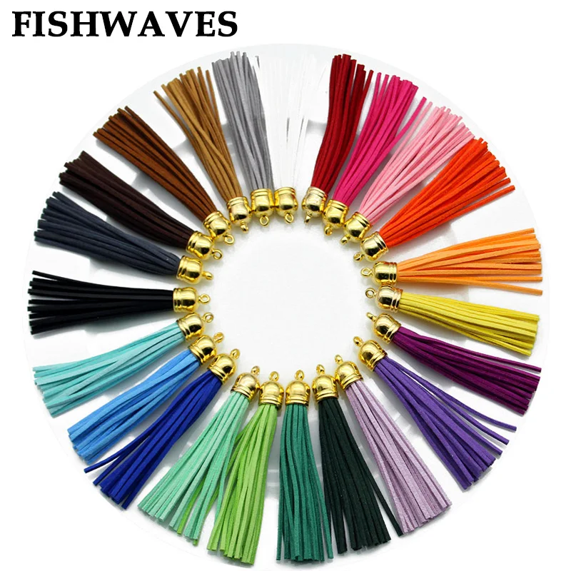 Fishwave 10 шт. красочные шелковые кисточки бахрома Сделай Сам брелок серьги