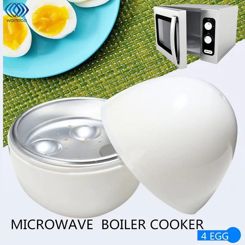 Кухня Microwavable яйца котельная плита 4 чашки Пароварка для микроволновой печи 4 яйца Кухонный для завтрака прибор инструменты для приготовления пищи принадлежности
