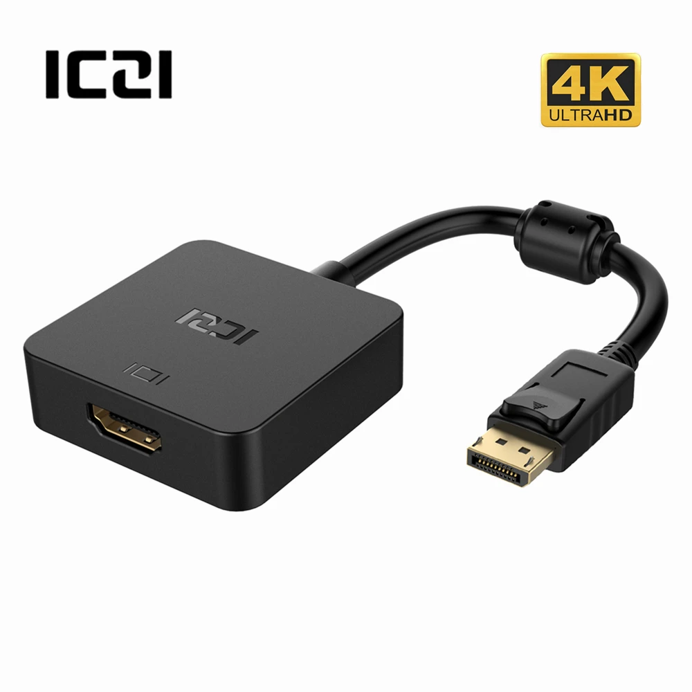ICZI DiaplayPort к HDMI адаптеру DP конвертеру для Dell hp lenovo и т. д. аксессуары ПК ноутбуков ТВ