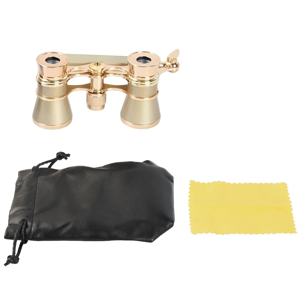 

3X25 Opera Binocular Coated Lens Telescope Opera Glasses Coated Theater Glass Lady Glass Handle Telescopio Women Girls Gifts