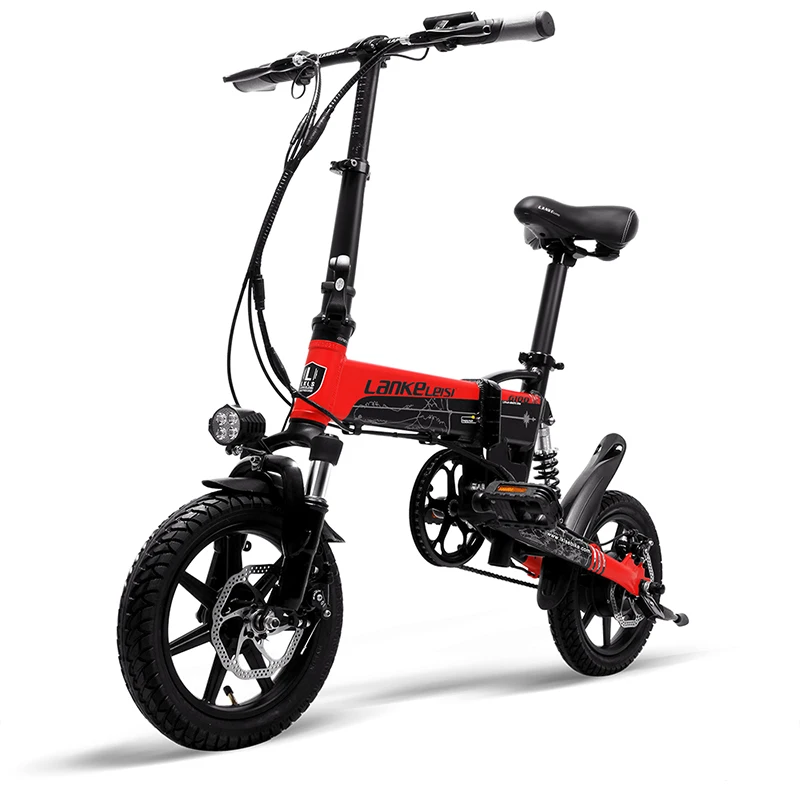 G100 Folding Electric City Bike 400W 36V 8.7AH 1Speed Disc Brakes Lightweight frame Front and rear double shock absorption | Спорт и