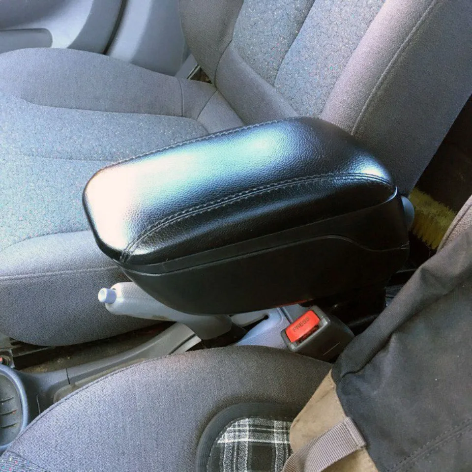 Для Hyundai Accent Tagaz Автомобильный подлокотник с внутренним боксом и сдвижной крышкой