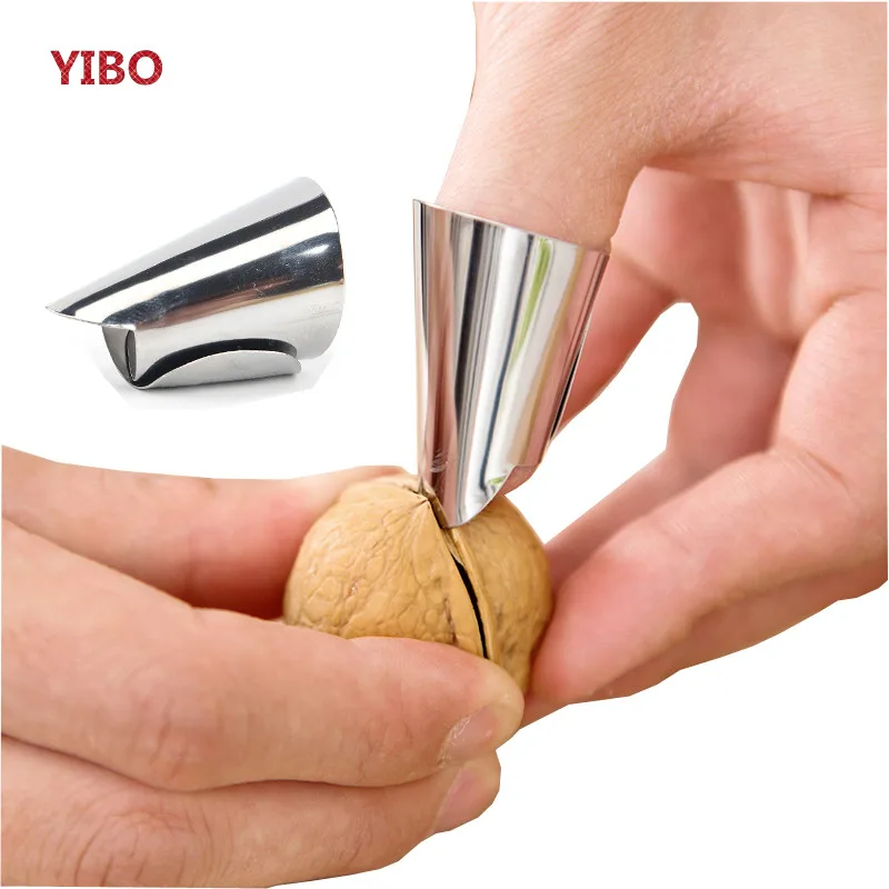 YIBO 3 шт./компл. из нержавеющей стали защита для пальцев резки овощей пилинг сухих