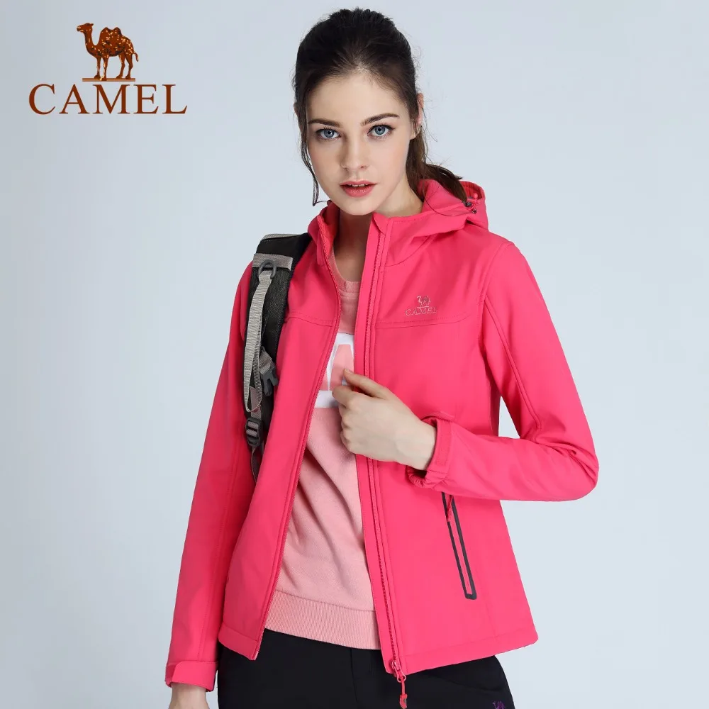 CAMEL Женские ветрозащитные зимние походные флисовые куртки женские спортивные кемпинговые теплые комфортные куртки горные пальто