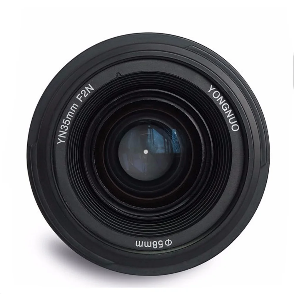 Объектив Yongnuo yn35 YN35mm F2 широкоугольная Большая диафрагма фиксированный объектив с