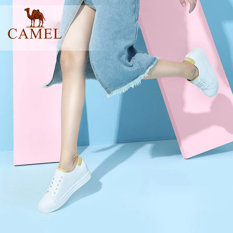 CAMEL/Новинка простая повседневная женская обувь белого цвета женские кожаные