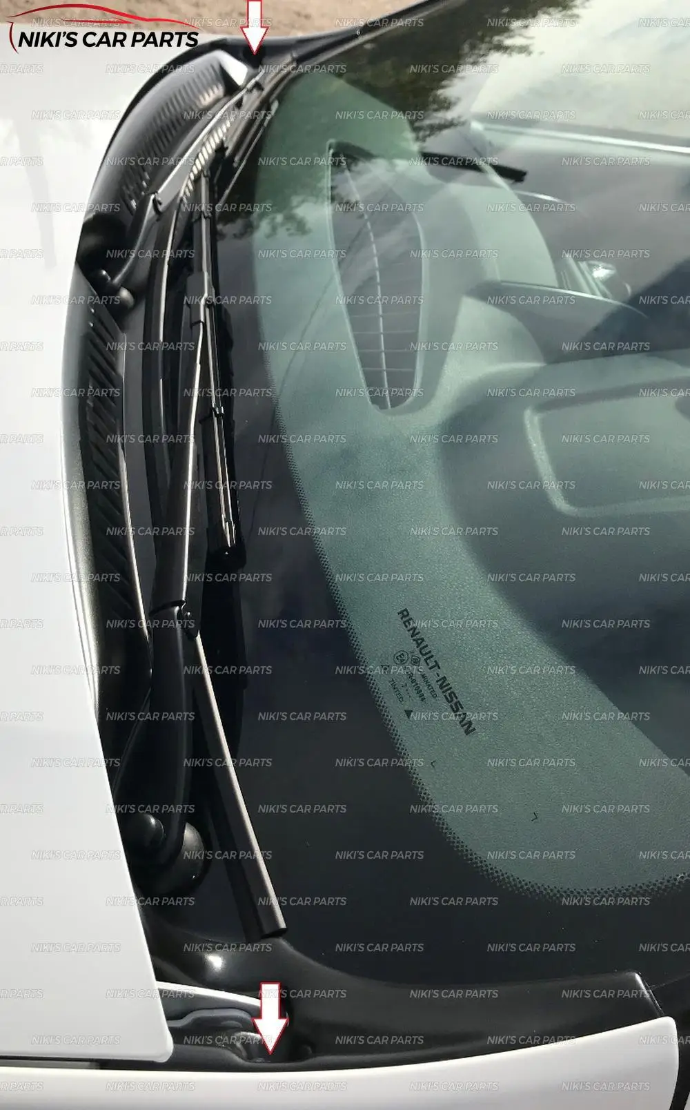Защитный чехол для Renault Duster 2010- под лобовое стекло жабо молдинг ABS пластик отделка Аксессуары защита Стайлинг
