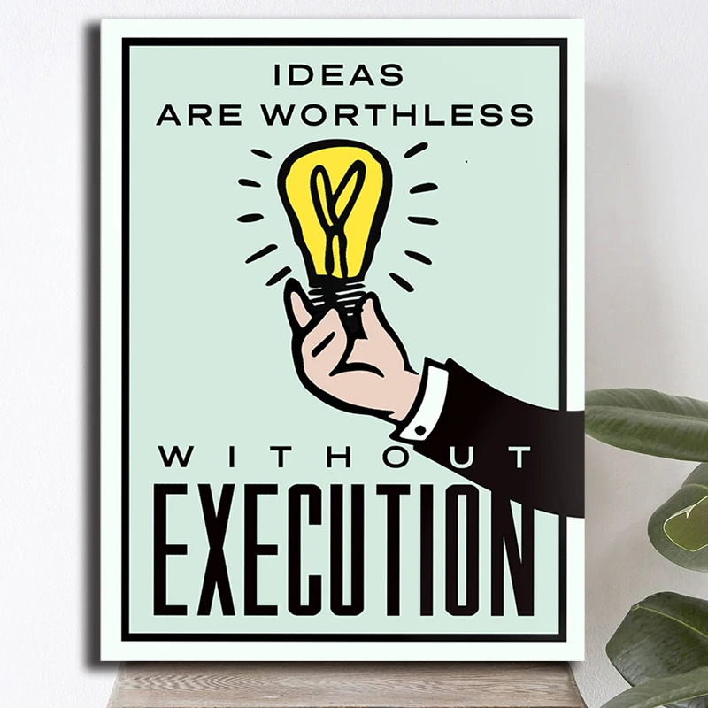 Исполнение Alec Монополистический рисунок сад постеры и принты декоративные