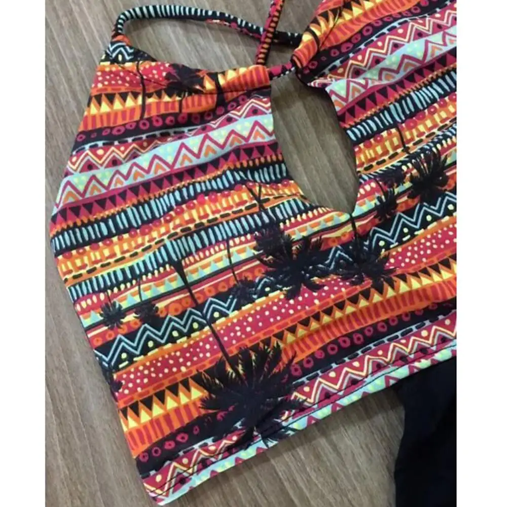 Женский купальник с принтом Maillot De Bain Femme A50 модный сексуальный купальник-бикини