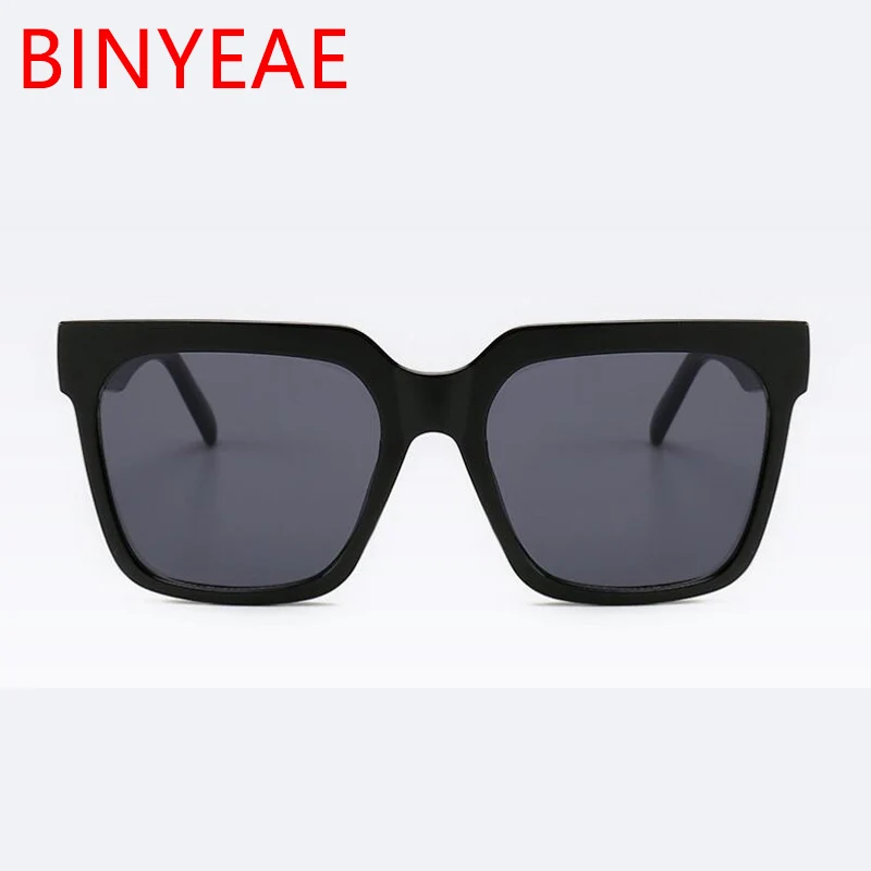 Oversized Bright Black Square Sunglasses Designer Brand Luxury Women Italy Vintage Retro Big Frame Plastic Men UV400 | Аксессуары для