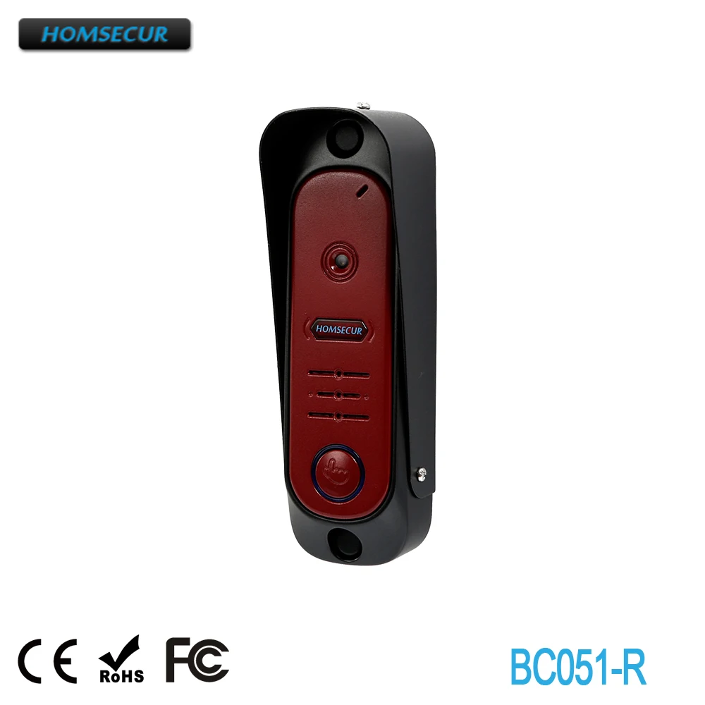 

HOMSECUR BC051-R Wired Camera For HOMSECUR 4 Wire Video&Audio Smart Doorbell