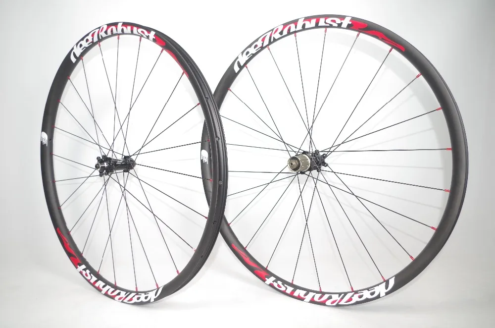 1184g 29er MTB XC 24 мм x 30 мм Асимметричный безхолок, бескамерные колеса для горного велосипеда, карбоновые Колеса 29 дюймов, колесная пара 2" 3 k 12k twill