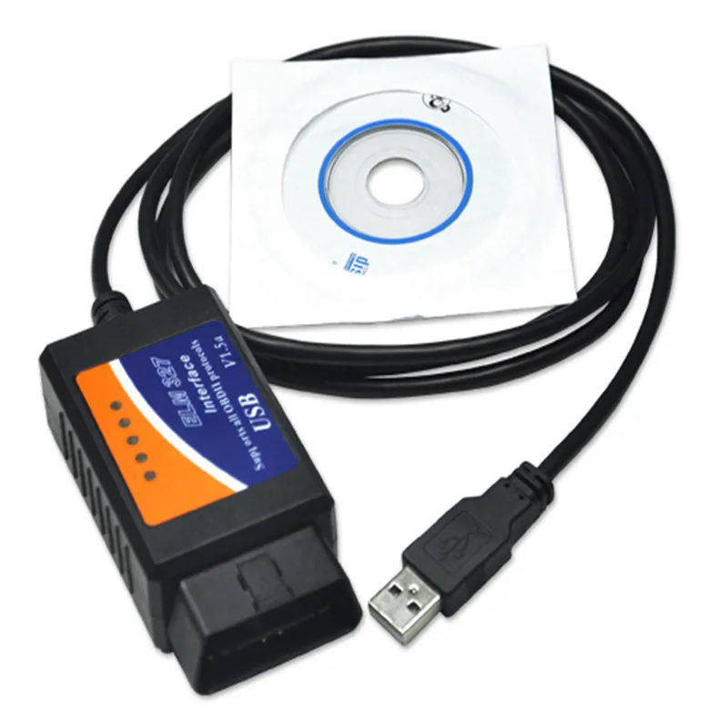 ELM327 Usb интерфейс OBDII ELM 327 Scanner V1.5 автомобильный диагностический кабель|car diagnostic