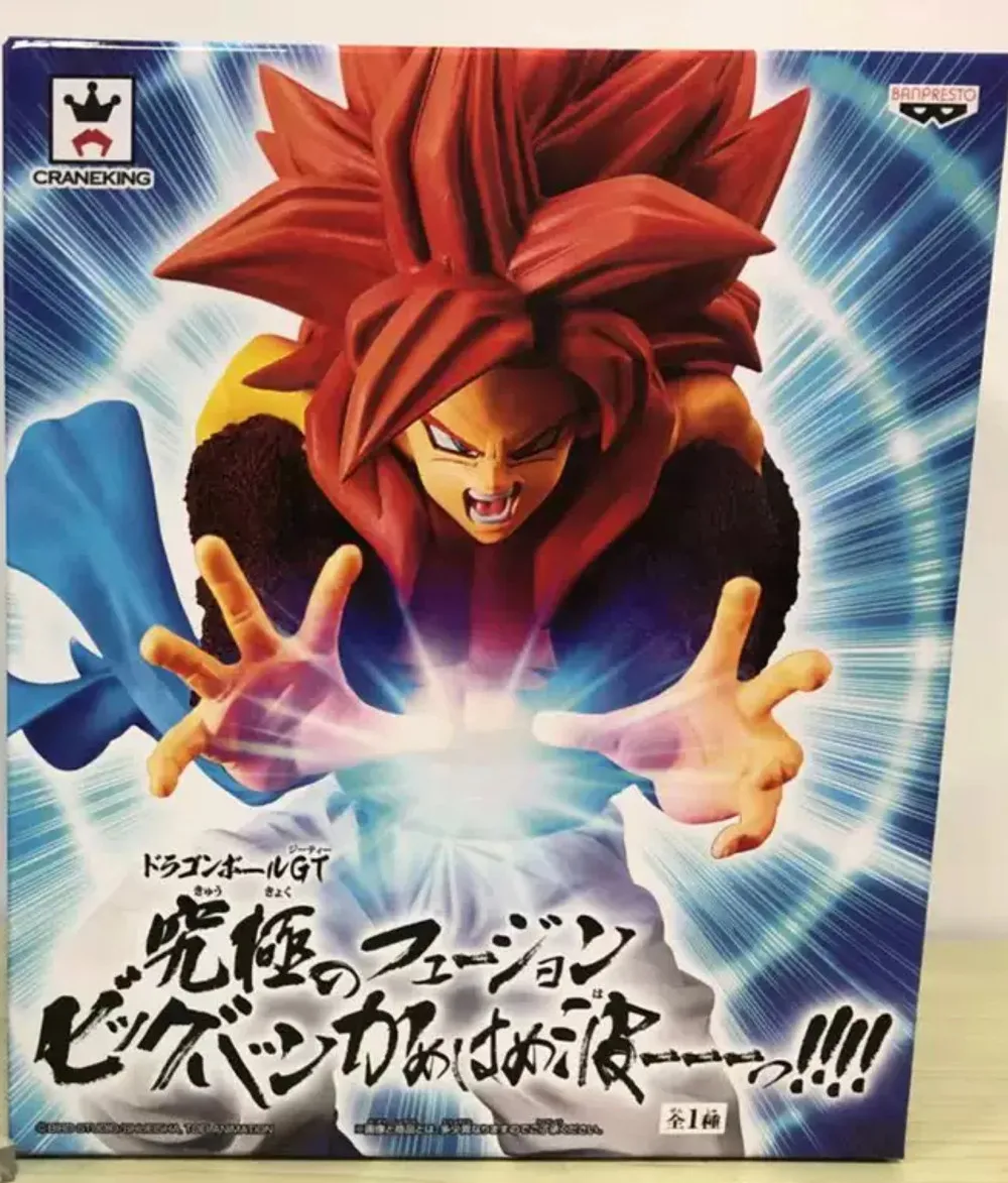Banpresto Жемчуг дракона GT DBZ SSJ4 Gogeta Goku Bing Bang 10 Kamehameha ПВХ фигурка модель фигурные куклы