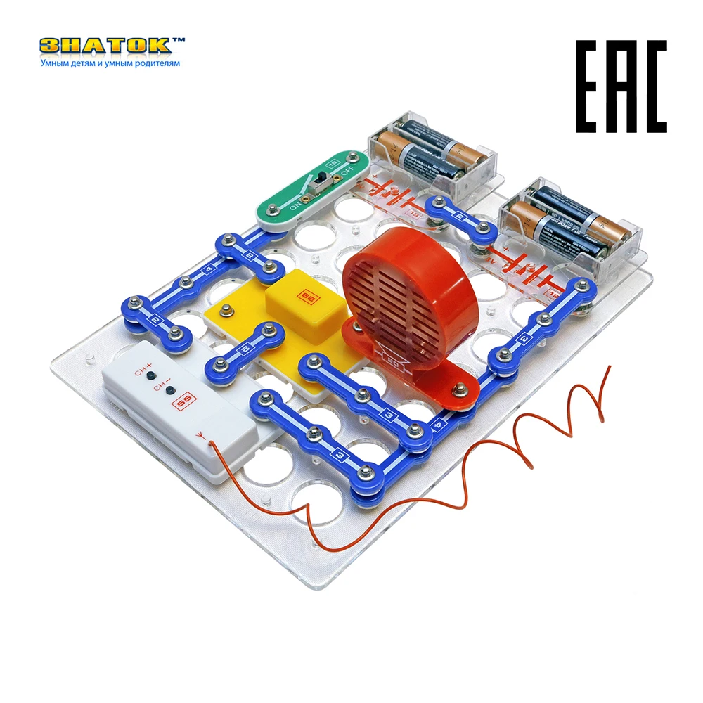 Электронный конструктор ЗНАТОК &quotПервые шаги в электронике.&quot Набор &quotC&quot