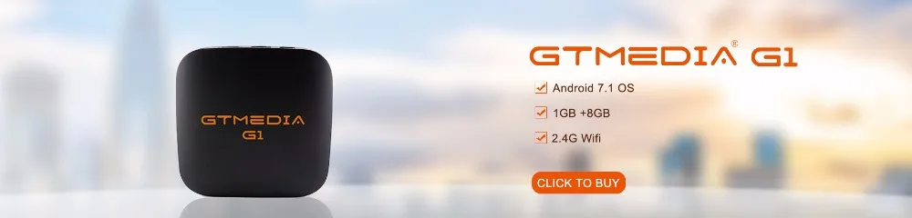 GT медиа G3 ТВ BOX Android 7.1.2 OS Смарт ТВ контейнер под элемент питания 2 Гб оперативной памяти, 16 Гб встроенной памяти, процессор Amlogic S905X 4 ядра 2,4 ГГц Wi Fi Декодер каналов кабельного телевидения компьютерной приставки к телевизору 1 ГБ 8 ГБ pk X96 мини ES