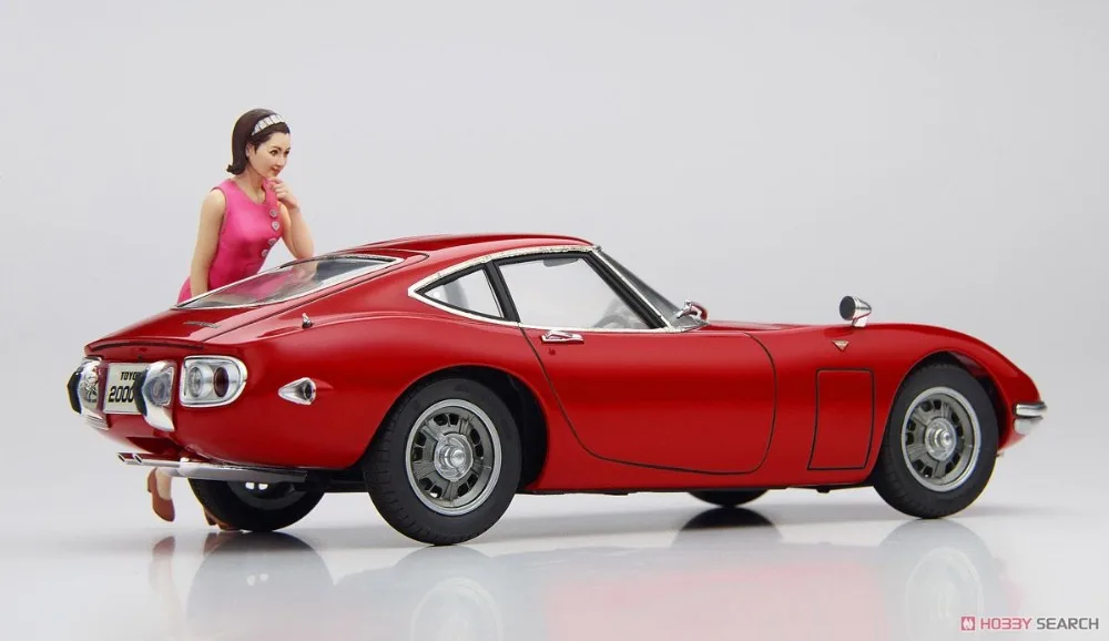 1/24 Hasegawa 52166 TOYOTA 2000GT w/60's фигурка девушки модель хобби