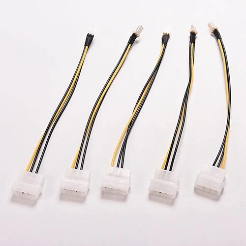 5 шт. 4 контактный разъем Molex/IDE к 3 контактному процессору чехол для вентилятора