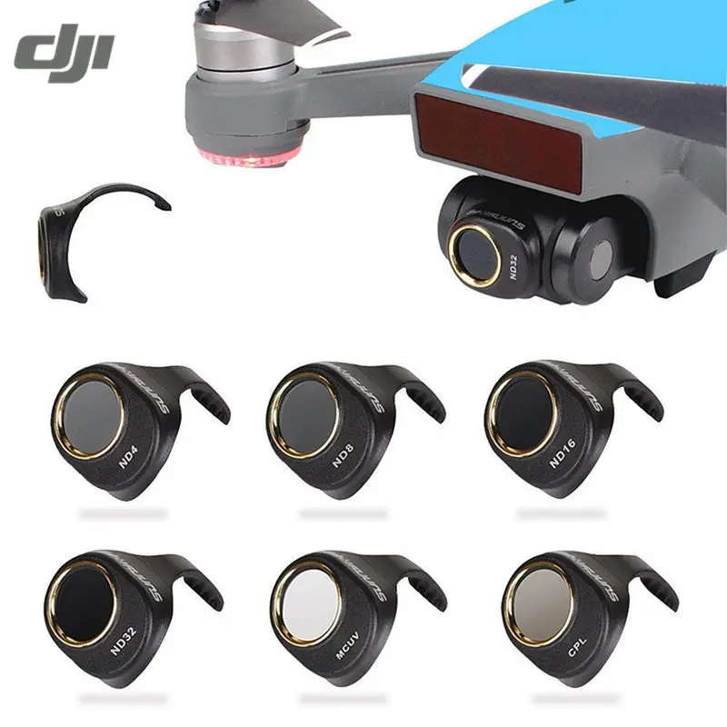 Фильтр для объектива камеры DJI Spark Drone CPL MCUV/ND8/ND16/ND32 не влияет на самоинспекцию