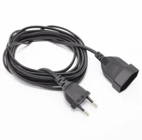 Удлинительный кабель питания, штекер-гнездо, 2 контакта, для ПК, компьютера, PDU UPS, 0,5/1/2/3/4/5 м