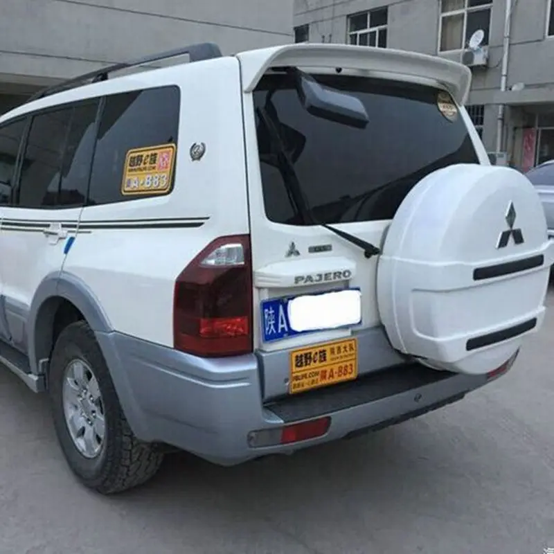 ABS Пластиковый материал Неокрашенный праймер задний спойлер крыла для Mitsubishi Pajero