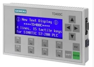 Текстовый дисплей TD400C 6AV6 640-0AA00-0AX0 панель дисплей экран HMI с RS232/RS485/RS422 для Siemens S7-200 PLC или б/у