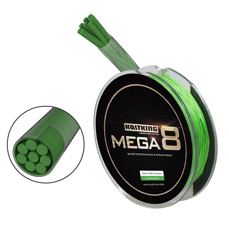 KastKing Mega8 Super Strong 274 М 8 Пряди Ткет PE Плетеные Лески Веревки Multifilament 20LB 25LB 30LB 40LB 50LB 65LB 80LB