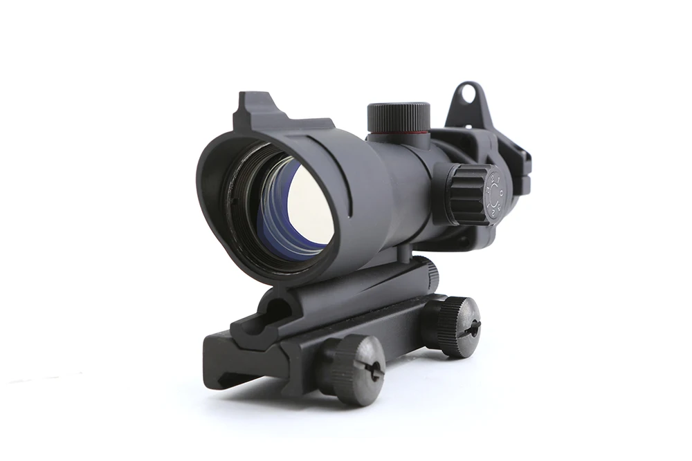 Охотничьи Тактические оптические прицелы ACOG 1x32 красно-Зеленая Сетка с подсветкой ACOG красный точечный прицел с 20 мм Рельсом для страйкбола